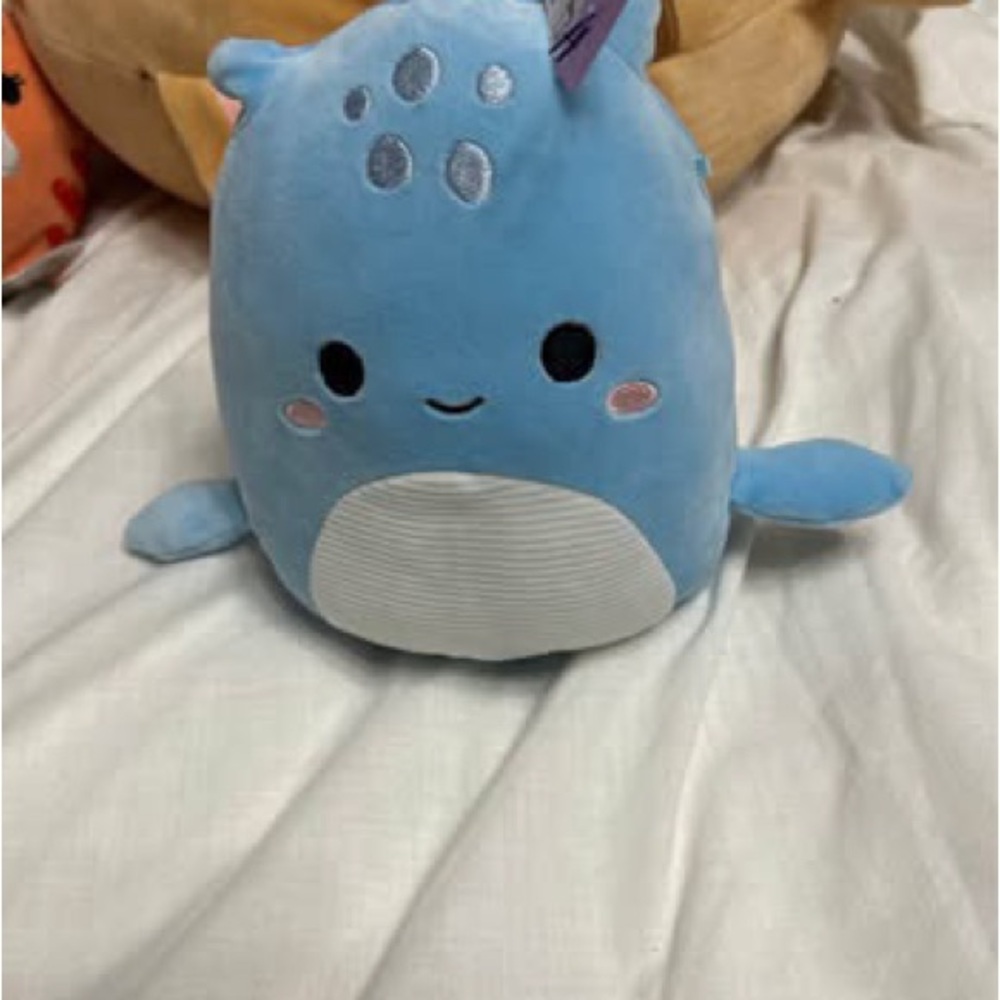 NWT Squishmallow Lune the Loch Ness Monster Blue 8”